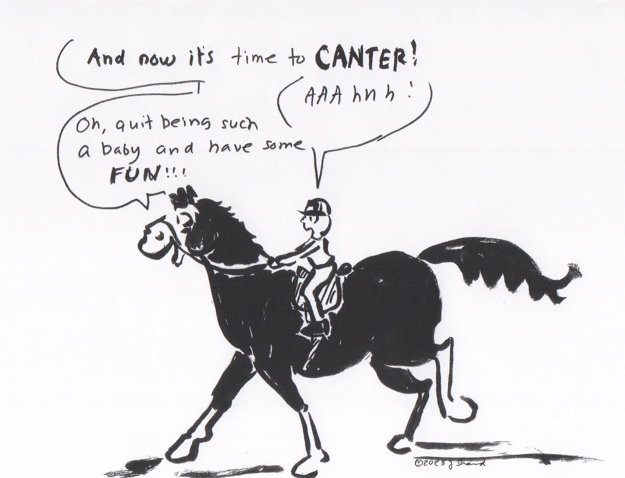 Happy Valley Riding School cartoon thumbnail