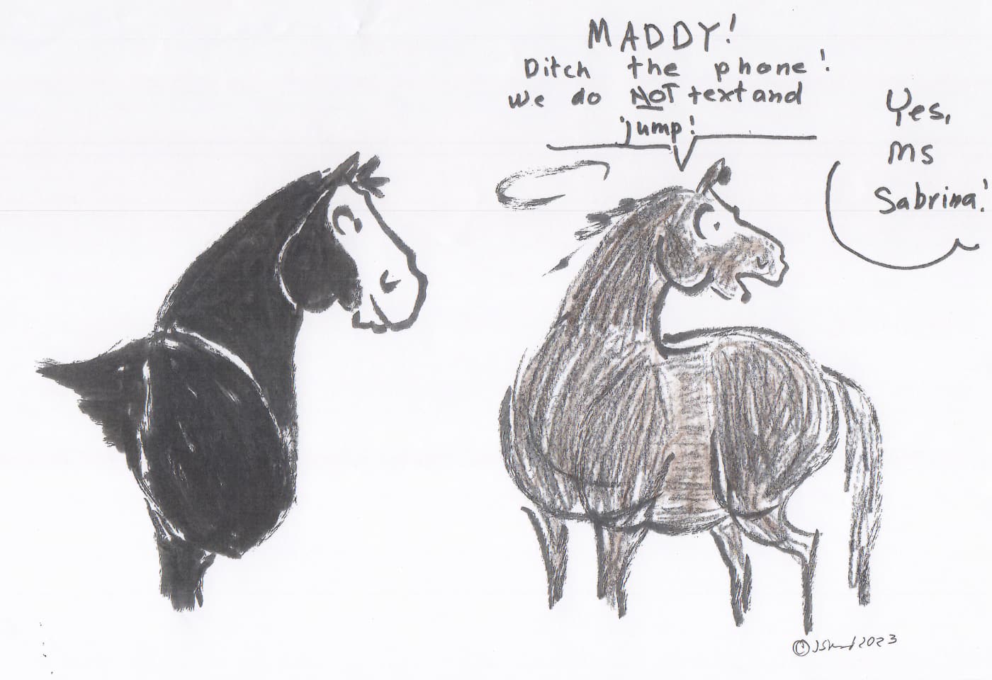 Happy Valley Riding School cartoon thumbnail