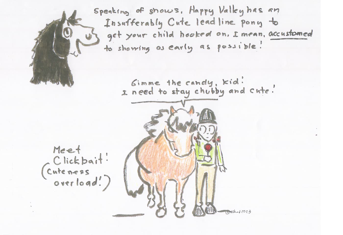 Happy Valley Riding School cartoon thumbnail