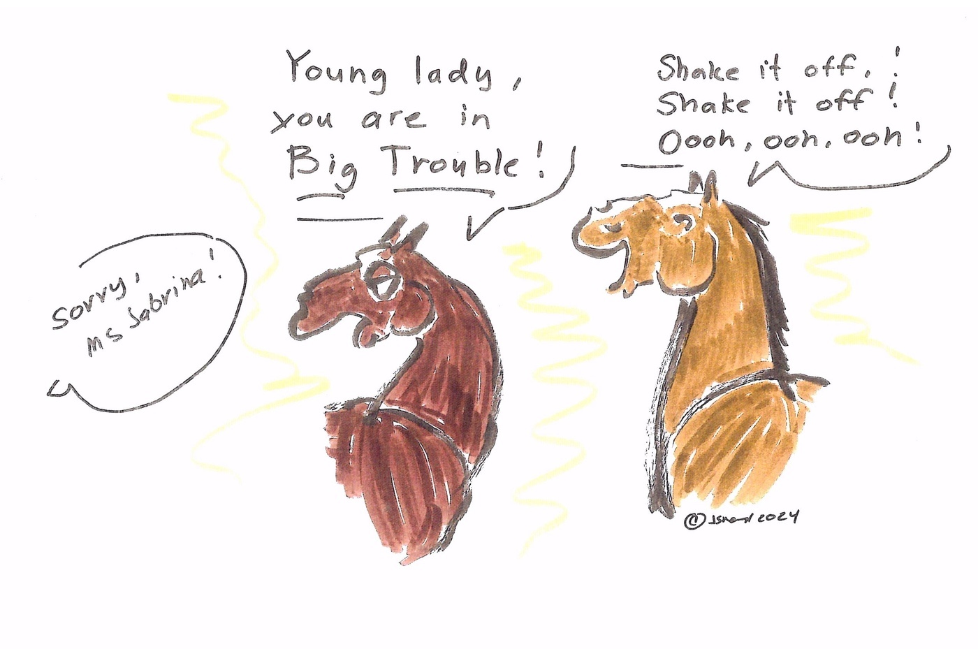 Happy Valley Riding School cartoon thumbnail